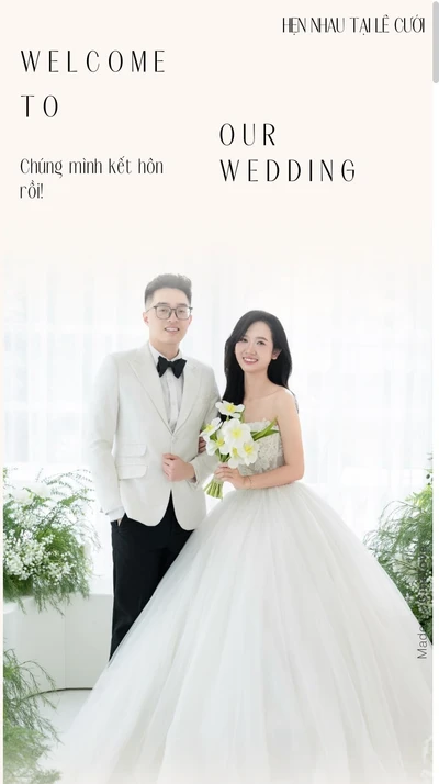 Thiệp cưới online My Wedding từ Cinelove