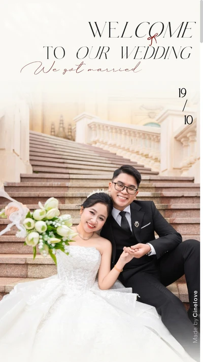 Thiệp cưới online Văn Thọ & Ngọc Tranh - 19/10/2025 từ Cinelove