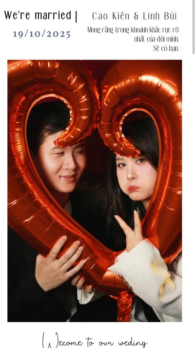 Thiệp cưới online Thiep moi 19.10 từ Cinelove