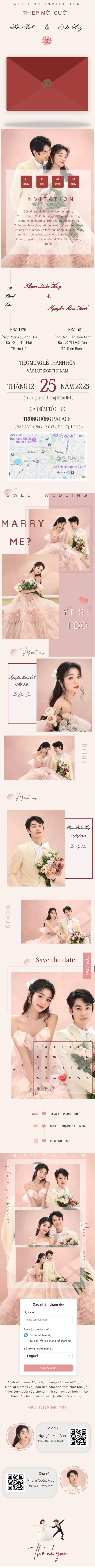 Thiệp cưới online miễn phí - Thiệp Cưới 42 | Cinelove