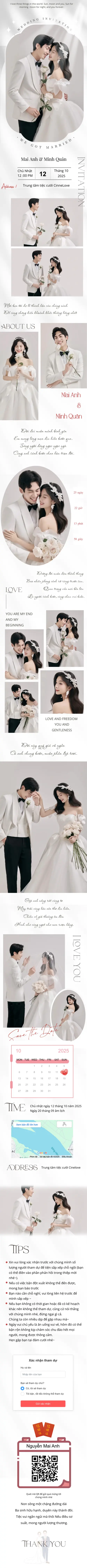 Thiệp cưới online miễn phí - Thiệp cưới 36 | Cinelove